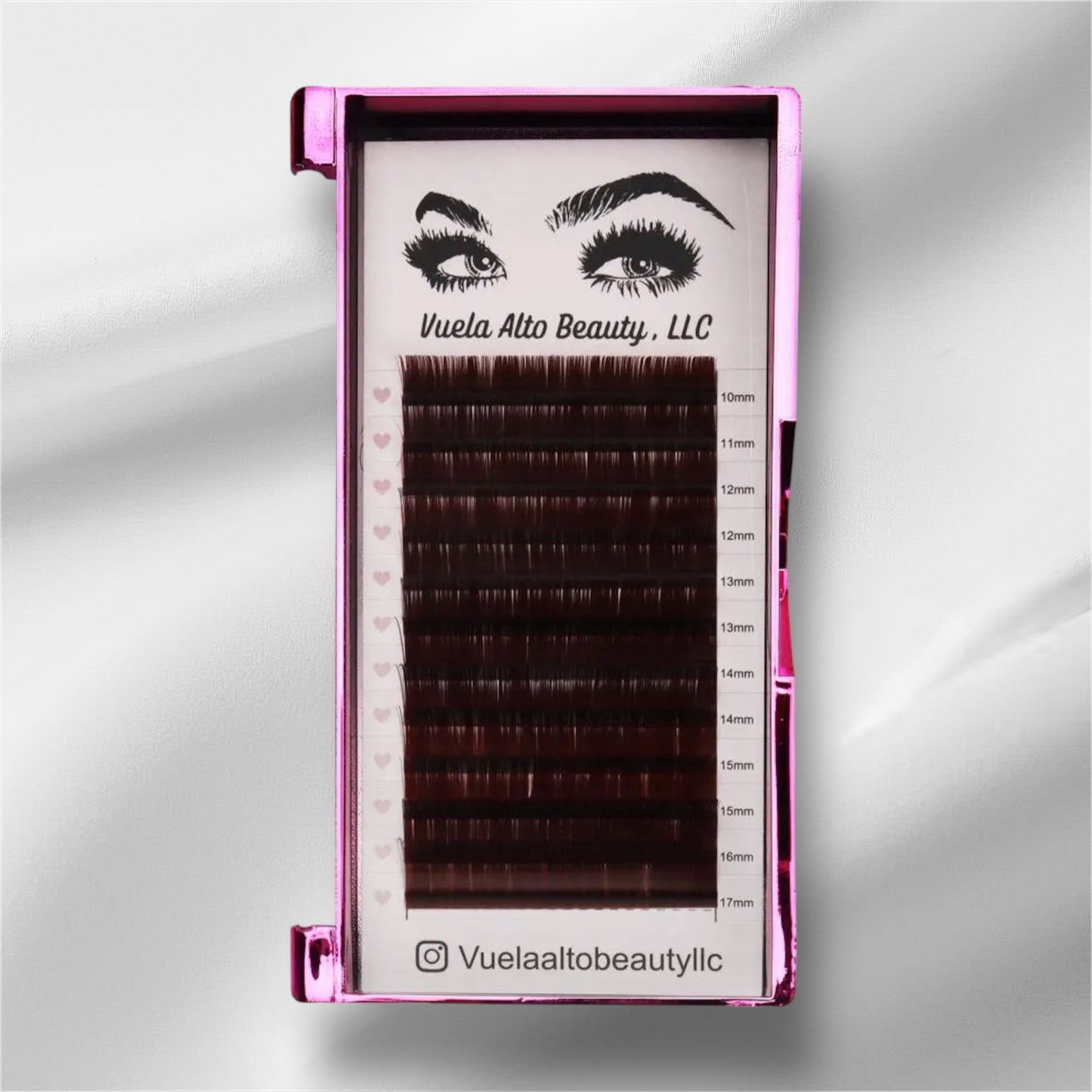 Matte Medium Brown Volume Lashes